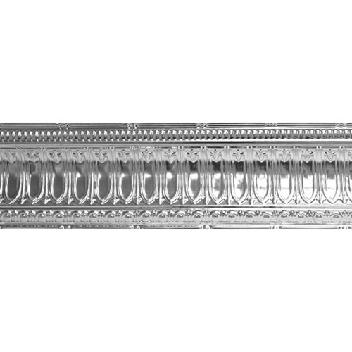 Shanko - Powder Coated Tin Cornice - 9.3 in. Wide 48 in. Long - #900