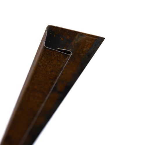 Corrugated Metal - Colorado Rustic Steel J-Track_Rusted