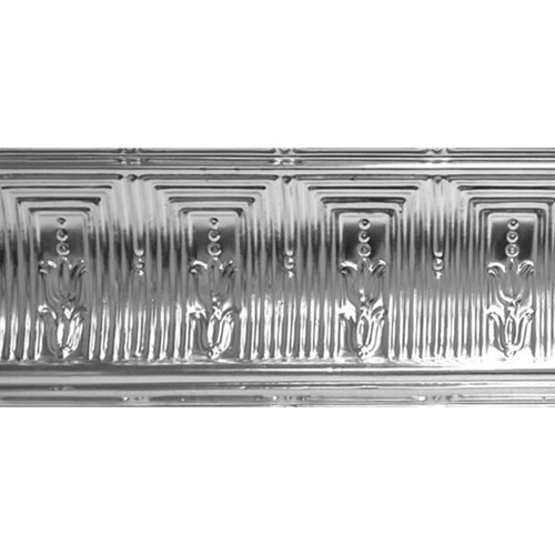 Double Tulips - Tin Cornice - 10.8 in. Wide 48 in. Long - #808