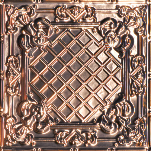Casa Milano - Shanko Copper Ceiling Tile - 24 in x 24 in - #524 - Solid Copper