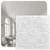 Victorian 20 in x 20 in Glue-up Styrofoam Ceiling Tile Pack - #R14 - Plain White