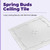 Spring Buds 20 in x 20 in Glue-up Styrofoam Ceiling Tile Pack - #R05 - Plain White - Featured Image