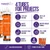 Instant Grab - Ceiling - Tile -  Wall - Panel - and - Crown - Molding - Water - Based - Adhesive -  #310 - Pack - of - 6 - Featured - Image