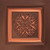 Faux Tin Ceiling Tile - Drop In - 24" x 24" - #268 - Antique Copper