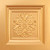 Faux Tin Ceiling Tile - Drop In - 24" x 24" - #268 - Gold
