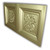 Faux Tin Ceiling Tile - Drop In - 24" x 48" - #268 - Brass - Side View