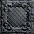 Casa Milano - Tin Ceiling Tile - 24 in x 24 in - #524 - Black