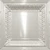 Rossini - Tin Plated Steel Ceiling Tile - #508 - 24"x24" - Eggshell White
