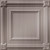 Colonial - MirroFlex - Ceiling Tiles 4 Pack (24x24) - 16 Sq.Ft. - Brushed Nickel
