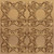 Mirror, Mirror - Faux Tin Ceiling Tile - Glue up - 24 in x 24 in - #133 - Gold