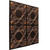 Mirror, Mirror - Faux Tin Ceiling Tile - Glue up - 24 in x 24 in - #133 - Antique Copper Side View