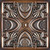 Celtic Knotwork - Faux Tin Ceiling Tile - 24 in x 24 in - #DCT11 - Aged Copper