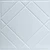 All That Jazz - Tin Plated Steel Wall and Ceiling Tile - #517 - White