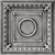 Antique Silver - #9 - Hand Painted Styrofoam Tiles