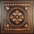 Argonaut - Faux Tin Ceiling Tile - 24 in x 24 in - #DCT01 - Traditional Copper