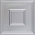 Town Square - Faux Tin Ceiling Tile - #208 - 24" x 24" - Silver