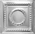 Victory - Tin Ceiling Tile - #503 - 24"x24" - Steel Unfinished