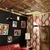 La Scala - Faux Tin Ceiling Tile - #223 - Gold and Red and Blue - Installed in Home Theater