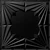 Art Deco - MirroFlex - Ceiling Tiles  - 24" x 24" - Gloss Black / Black Matte