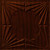 Art Deco - MirroFlex - Ceiling Tiles  - 24" x 24" - Welsh Cherry