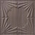 Art Deco - MirroFlex - Ceiling Tiles  - 24" x 24" - Bronze Strata