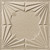 Art Deco - MirroFlex - Ceiling Tiles  - 24" x 24" - Eccoflex Tan Paintable