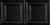 County Cork - Tin Plated Steel Ceiling Tile - #509 -  24"x48" - Black