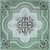 Large Snowflake - Faux Tin Ceiling Tile - #206 - Aqua Tin