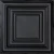 Williamsburg - Tin Ceiling Tile - #505 - Black