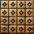Algiers - Faux Tin Ceiling Tile - Glue up - 24 in x 24 in - #103 - Antique Gold