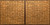 Faux Tin Ceiling Tile / Filler - #F4 - 24"x48" - Antique Gold
