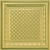  Renaissance Grille - Faux Tin Ceiling Tile - #501 - 24" x 24" - Brass