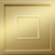 Inset Coffer - MirroFlex - Ceiling Tiles 4 Pack (24x24) - 16 Sq.Ft. - Mirror Gold