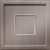 Inset Coffer - MirroFlex - Ceiling Tiles 4 Pack (24x24) - 16 Sq.Ft. - Brushed Nickel