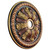 Sunshine Illusion II - FAD Hand Painted Ceiling Medallion 27 in - #CCMF-052 - Side View