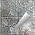 Shanko - Hand Painted - Wall and Ceiling Patterns - #308 - 24"x24" - Steel Rust (This Is Reference For Finish Only Not The Design)