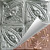 Hand Painted - Wall and Ceiling Patterns - #311 - 24"x24" - Antique Copper (This Is Reference For Finish Only Not The Design)