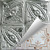 Hand Painted - Wall and Ceiling Patterns - #311 - 24"x24" - White Copper Metallic (This Is Reference For Finish Only Not The Design)