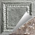 Hand Painted - Wall and Ceiling Patterns - #528 - 24"x24" - Knights Armor (This Is Reference For Finish Only Not The Design)