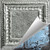 Hand Painted - Wall and Ceiling Patterns - #528 - 24"x24" - Shabby Chic Blue (This Is Reference For Finish Only Not The Design)