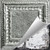 Hand Painted - Wall and Ceiling Patterns - #528 - 24"x24" - Shabby Chic Gray (This Is Reference For Finish Only Not The Design)