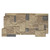 Castle Rock Stacked Stone, Stonewall Faux Stone Siding Panel, Colfax
