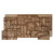 Castle Rock Stacked Stone, Stonewall Faux Stone Siding Panel, Sedona