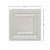 Eyelet 2 ft x 2 ft Shanko - Wall and Ceiling Patterns - #504 - (Pack of 12) - Eggshell White - Measurement Image