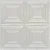 Cubism 2 ft x 2 ft - Wall and Ceiling Patterns - #320 - (Pack of 6 and 12) - Eggshell White