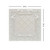 Romeo, Romeo 2 ft x 2 ft Shanko - Wall and Ceiling Patterns - #502 - (Pack of 6 and 12) - Eggshell White Measurement Image