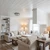 Faux Wood Ceiling Planks 39 in x 6 in Plain White - Packs - Installed