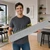 Foam Wood Ceiling Planks 39 in x 6 in Classic Gray - Packs - Measurement Image
