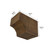 Rough Sawn Faux Wood Corbel 5 1/4 in x 6 in x 8 in - Measurement
