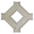 Inner Diamond Intersection for 8 inch Traditional Coffered Ceiling System